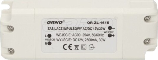 Orno Strømforsyning Til Led 12 Vdc 30 W Ip20
