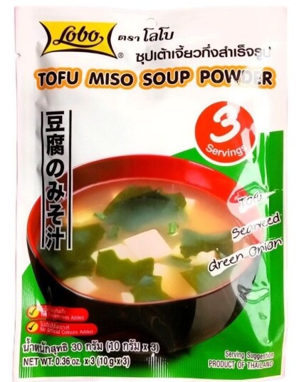 Lobo Tofu Miso Soup Powder 3x10 g Japan