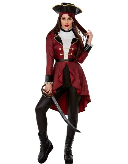 Deluxe Swashbuckler Piratkostyme til Dame Strl M