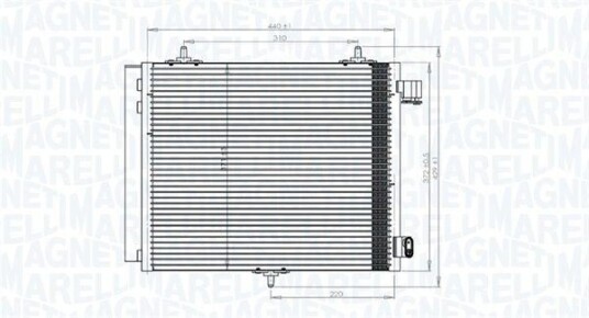 Kondensator MAGNETI MARELLI 350203818000