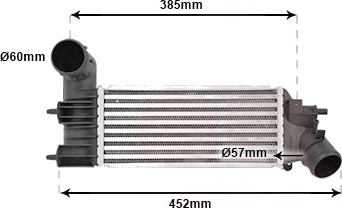 VAN WEZEL 40004204 Intercooler