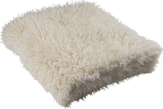 Fondaco Curly pledd 120x150 cm offwhite