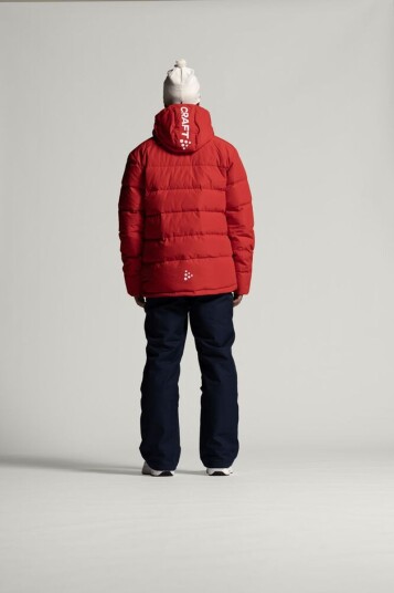 Craft Evolve rød dunjakke til herre Norway Collection XXXL