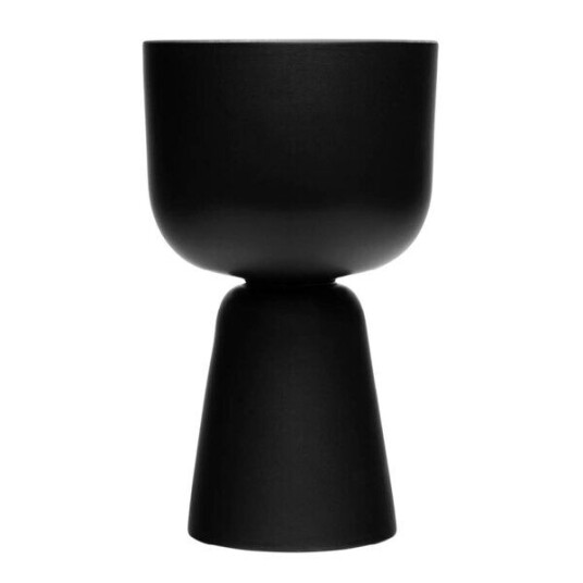 iittala Nappula blomsterpotte 23x19 cm matt svart iittala Nappula blomsterpotte 23x19 cm matt svart