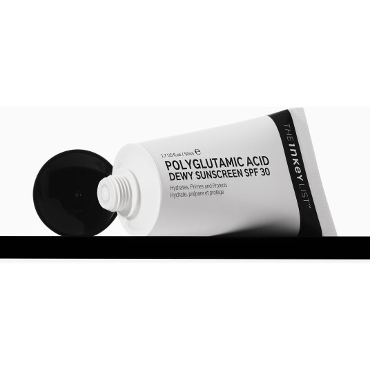 The Inkey List Polyglutamic Solkrem SPF30 50 ml - Fuktighetsgivende Ansiktskrem med UVA/UVB-beskyttelse The Inkey List Polyglutamic Solkrem SPF30 50 ml - Fuktighetsgivende Ansiktskrem med UVA/UVB-beskyttelse