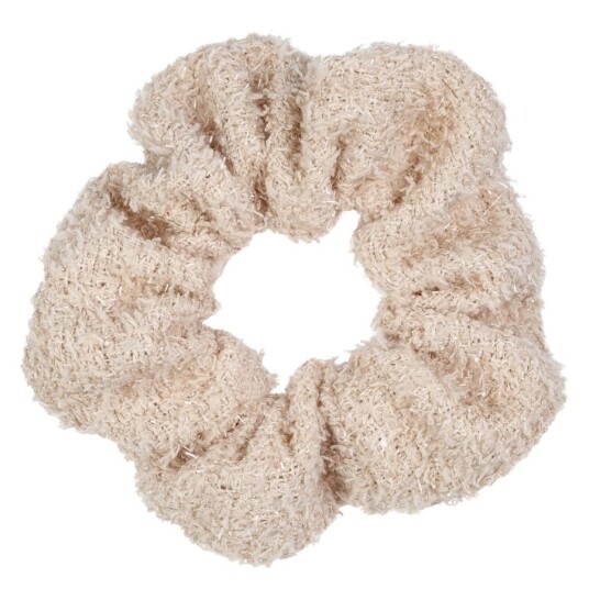 DARK Tweed Scrunchie Sand DARK Tweed Scrunchie Sand