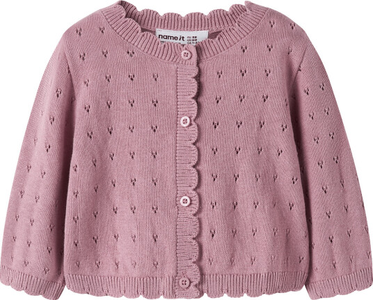 Name It Nbfnalani Ls Short Knit Card Purple 86