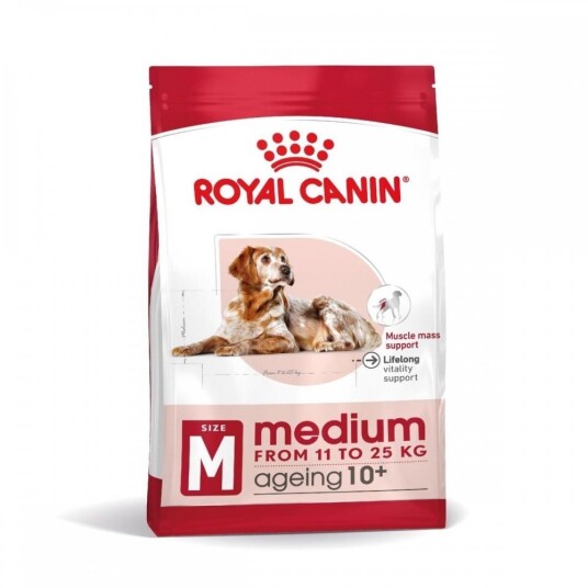 Royal Canin Medium Ageing 10+ Hundefôr for Eldre Hunder 15 kg