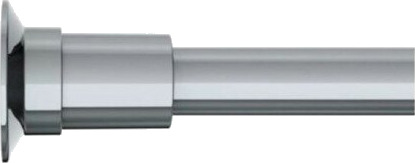 Hefe dusjforhengstang, 110-260 cm, krom