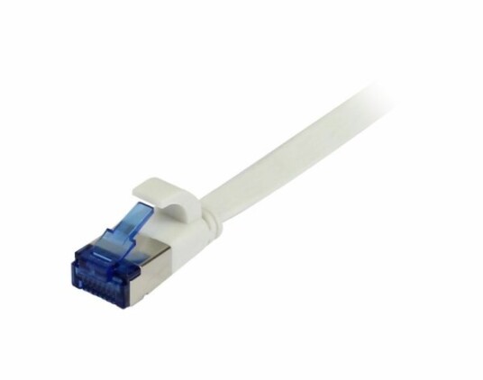 Patchkabel Rj45 Cat6a 500Mhz 7M Weiss Uftp Flach Tpesuperflex Awg32 Synergy 21