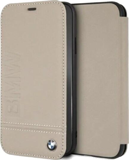 BMW Logo Imprint iPhone Xr Case Beige
