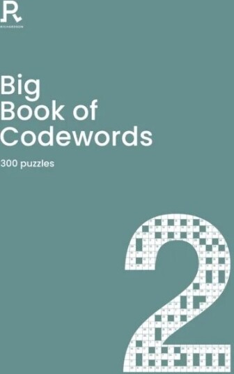 Big Book Of Codewords Book 2 Av Richardson Puzzles And Games