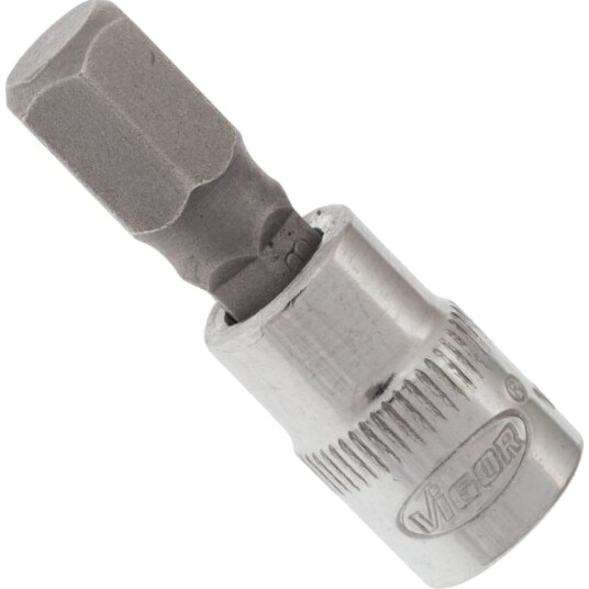 Vigor V2435n 1/4" Innvendig Sekskant Skrutrekkerinnsats 8mm