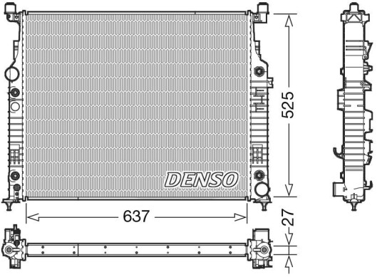 Radiator DENSO DRM17056