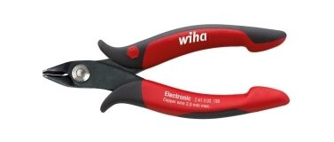 Wiha Electronic, Diagonal Tang, Stål, Sort, Rød, 135 Mm, 14 Cm (5.5"), 72 G Wiha Electronic, Diagonal Tang, Stål, Sort, Rød, 135 Mm, 14 Cm (5.5"), 72 G