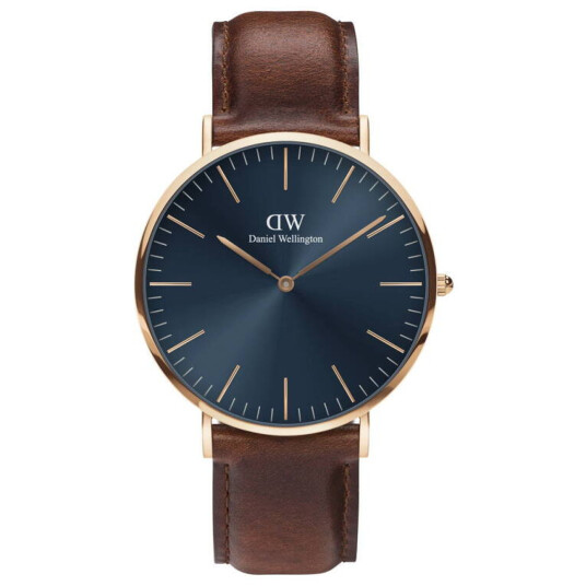 Daniel Wellington DW Klokke Classic St Mawes Arctic 40mm Roségull Daniel Wellington DW Klokke Classic St Mawes Arctic 40mm Roségull