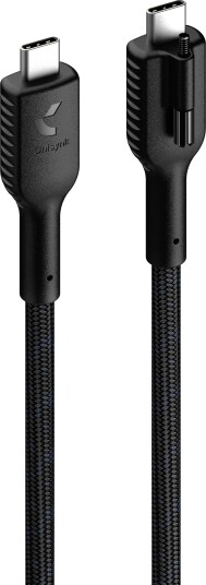 UNISYNK Cable for Pro AV Dock | Full featured | 240W PD | USB-C USB-C | 3.1 Gen 2 | DP Alt Mode | Braided | 2m | Black UNISYNK Cable for Pro AV Dock | Full featured | 240W PD | USB-C USB-C | 3.1 Gen 2 | DP Alt Mode | Braided | 2m | Black