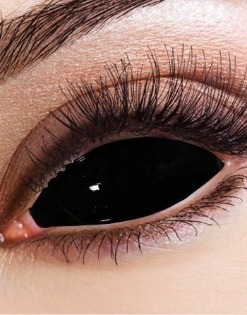 Black Sclera 22 mm Heldekkende Linser Black Sclera 22 mm Heldekkende Linser