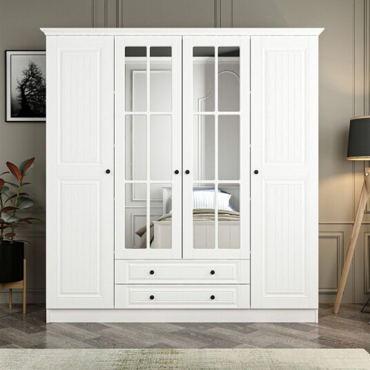 Fruitland Garderobe 180 cm - Hvit