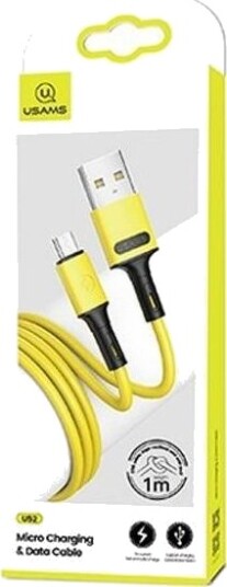 Usb-Kabel Usams Usb-A Til Microusb 1 M Gul (69872-Uniw)
