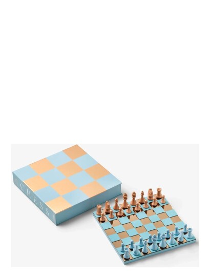 Printworks Art Of Chess Speil Barnespill Lyseblå/Kobber