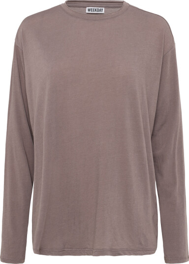 Weekday Loose Long Sleeved T Shirt Purple L