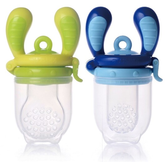 Kidsme Food Feeder 2-pk Blå/Lime