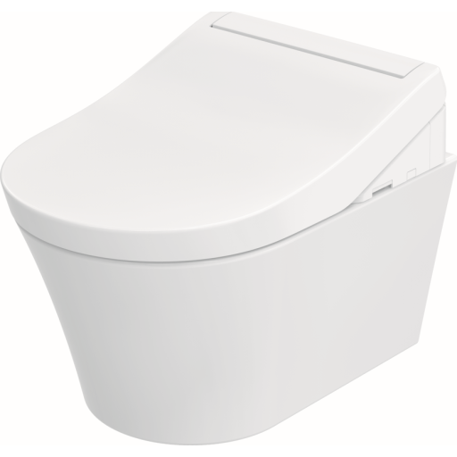 Toto Washlet RG Dusjtoalett, Uten Skyllekant, Rengjøringsvennlig, Hvit