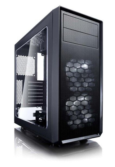 Fractal Design Focus G Midi Tower Kabinett med 2 Vifter - Svart
