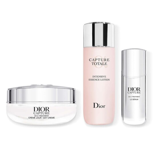 Dior Capture Anti Aging Skincare RituaLimited Edition Lotion Serum and Day Cream