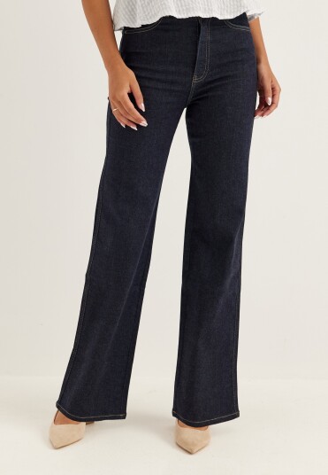 Bubbleroom High Straight Leg Jeans
