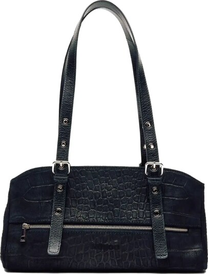 Nunoo Hazel Scale Suede Black   Black   ONE SIZE