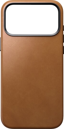 Nomad Traditional MagSafe Skinndeksel til iPhone 18 Pro Max Lys brun