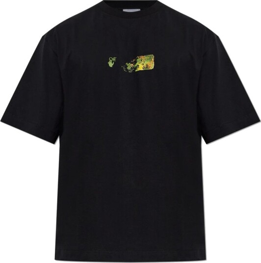 Off White Herre Topper Svart 2XL,