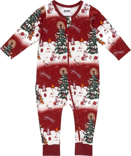 MOOMIN Julnatt Pyjamas B RED 68