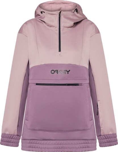 Oakley Women's Tnp Nose Grab Softshell Hoodie Double Toadstool L