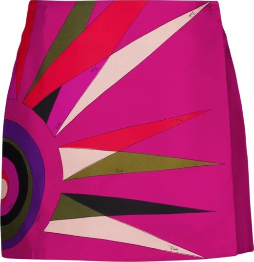Pucci Dame Skjørt Flerfarget S,