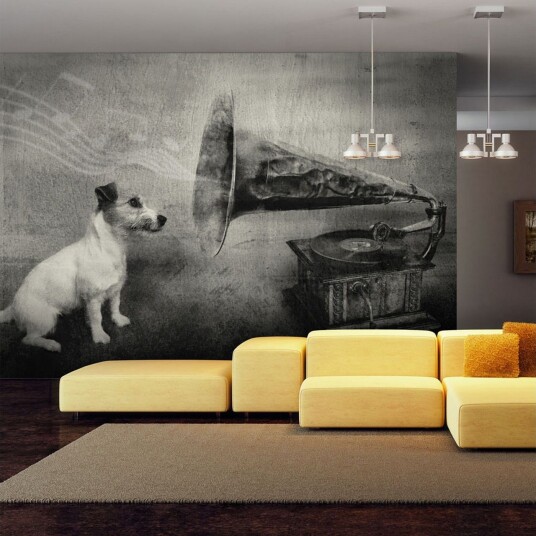 Fototapet Dog's Melodies 400x309 - Artgeist sp. z o. o.