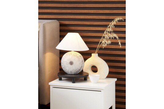 Lunis Bordlampe 2 stk 38 cm E14 Transparent/Hvit