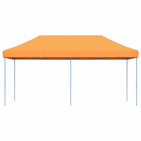 Sammenleggbart partytelt pop-up oransje 580x292x315 cm 4004937