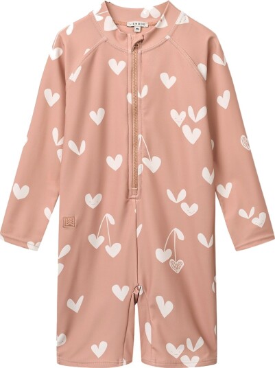 Liewood Badedrakt UV40+ Max Kjærester/Pale Toscana Liewood 1½ år 86 Badetøy Rosa