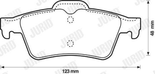 Bremseklosser JURID 573018J Bremseklosser JURID 573018J