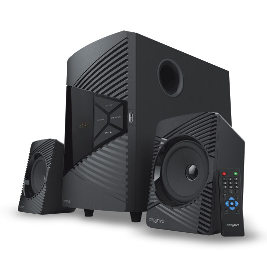 Creative E2500 2.1 Bluetooth Høyttalersystem Svart for PC med 30W Effekt