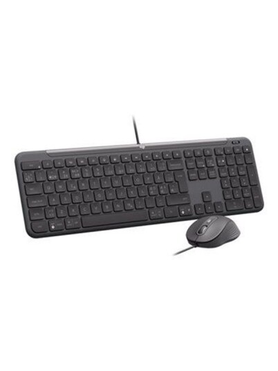 Logitech MK620 Kablet Tastatur- og Mussett Nordisk QWERTY Mørkegrå Logitech MK620 Kablet Tastatur- og Mussett Nordisk QWERTY Mørkegrå