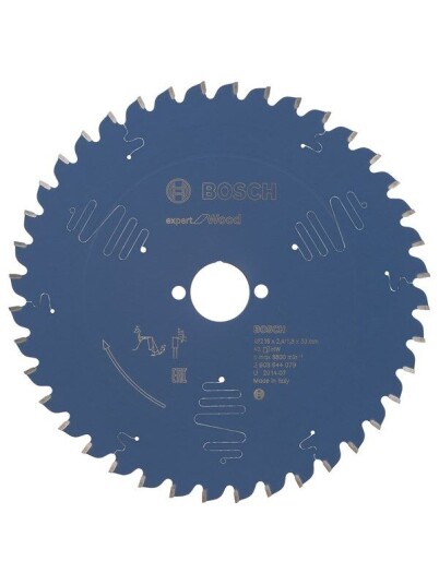 Bosch Sirkelsagblad 216 mm 40 Tenner for Tre