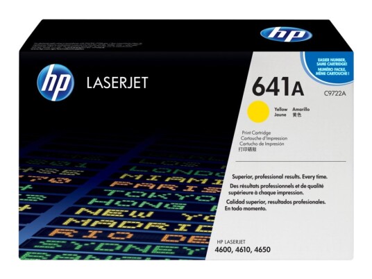 Hp 641A - Gul - Original - Laserjet - Tonerpatron C9722a - For Color Laserjet 4600 4610 4650 Hp 641A - Gul - Original - Laserjet - Tonerpatron C9722a - For Color Laserjet 4600 4610 4650