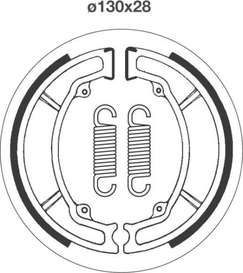 Bremsesko sett sbs 2034