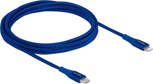Delock Lightning-Kabel Usb-C Hann Til Lightning Hann 2 M Blå