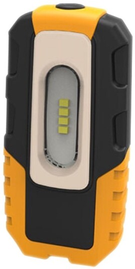 Brennenstuhl LED batteri håndlampe HL DA 40 MH / robust batteri arbeidslampe med bryter og integrert magnet 100 lm sort