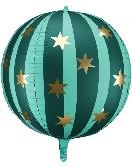 Grønn Stjerneball Folieballong 75 cm Circus Party Grønn Stjerneball Folieballong 75 cm Circus Party